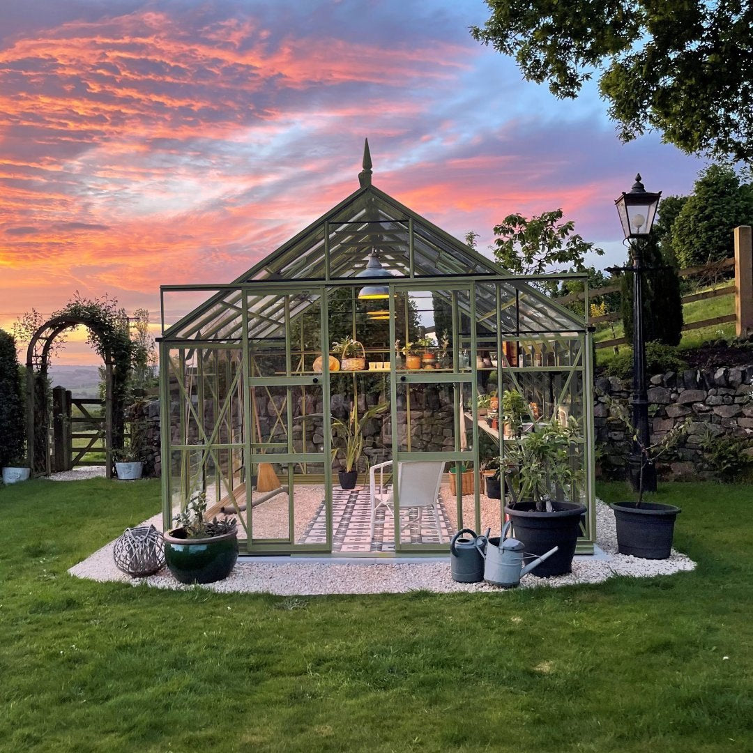 10x12 tuscan olive greenhouse