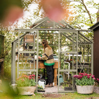 silver sage greenhouse in an autumnal setting
