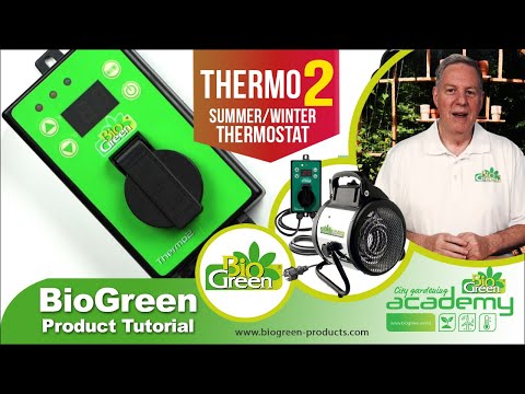 Bio Green Palma 2.0kW Electric Greenhouse Heater - Digital Thermostat