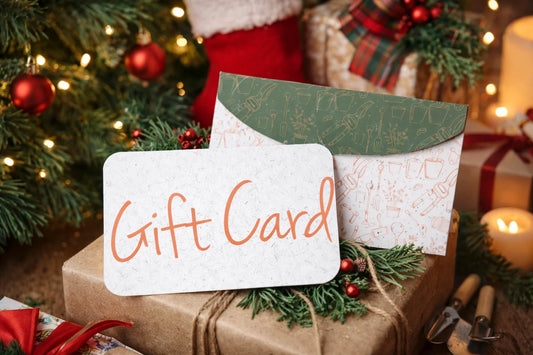 Rhino Gift Card in a christmas setting